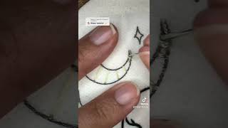 Embroider a Crescent Moon with Me!