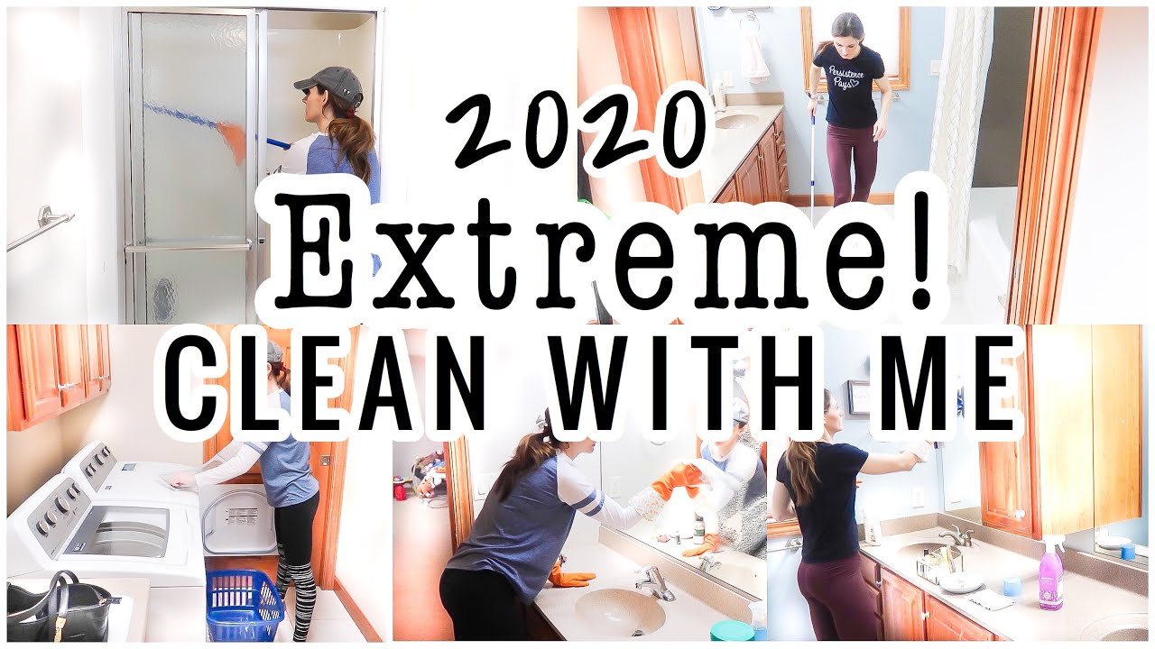 EXTREME CLEAN WITH ME 2020 | NEW YEAR CLEANING MOTIVATION | WHOLE HOUSE ...