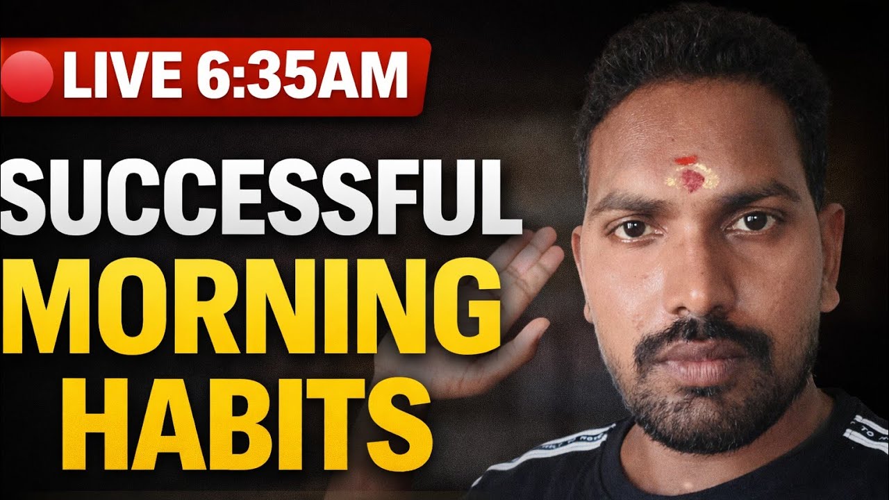 Successful people morning habitsDiscipline live