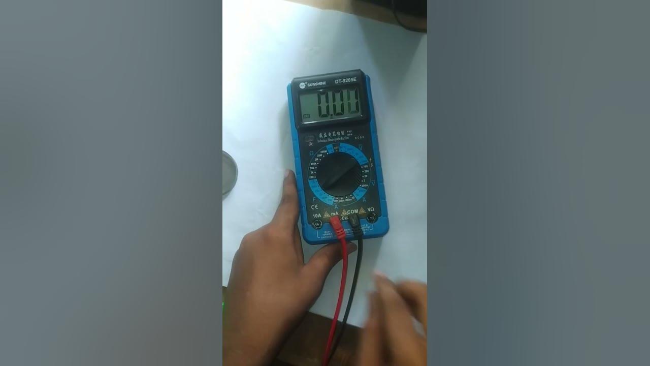 S̺U̺N̺S̺H̺I̺N̺E̺ D̺T̺-̺9205E̺ Multimeter Capacitor kya v̺h̺a̺l̺u̺ ...