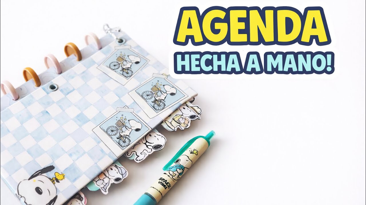AGENDA DESDE CERO♥️🌼📒 zona de manualidades y Scrap