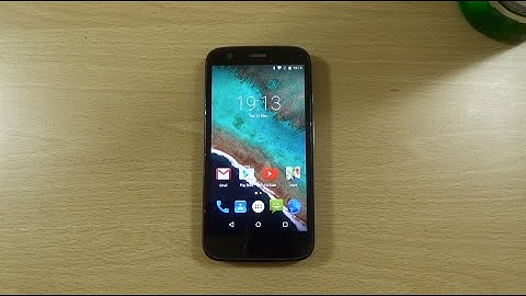 Moto G 2013 Android 5.1.1 Lollipop - Review!