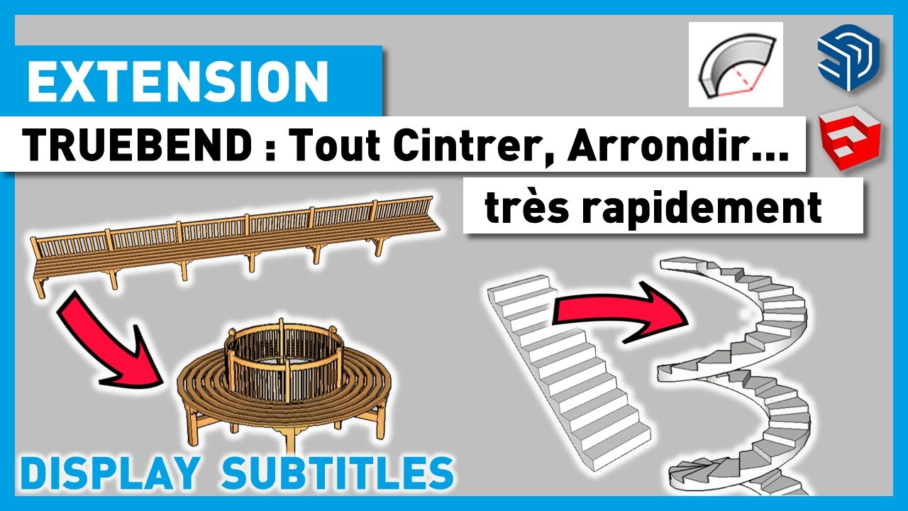 Truebend Plugin Extension Bend Courber Any Forms Sketchucation 1