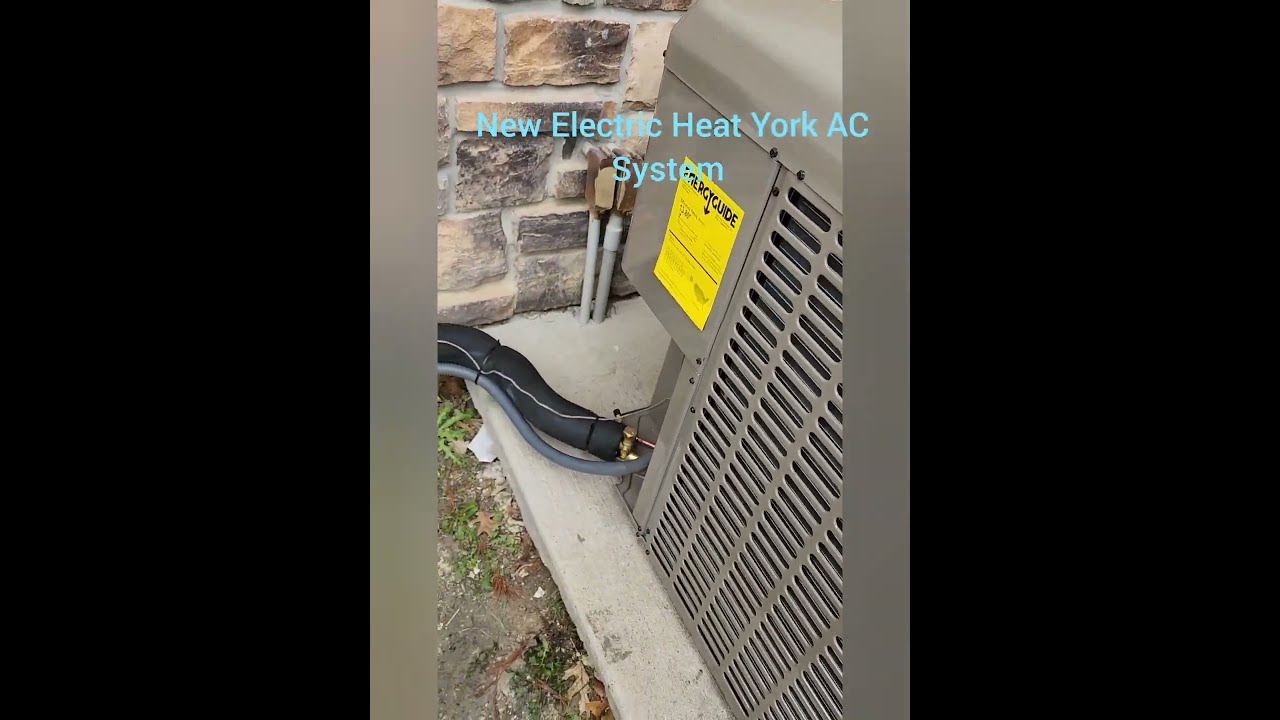 York 5 Ton Electric Heat System Change Out With New 3 Pump Mini Split 