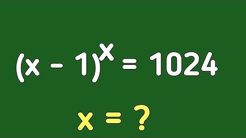 ll Solve for x ll A Nice exponential equation #mathproblem #exponential_problem