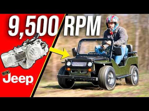 We Bought the Cheapest Mini Jeep Online and Swapped in a Racing Engine (3X Horsepower)