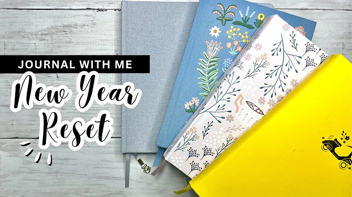 NEW YEAR RESET || 2024 bullet journal migration, goal setting & reflections