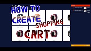 How to Build a Shopping Cart with HTML, CSS, and JavaScript | Step-by-Step Tutorial