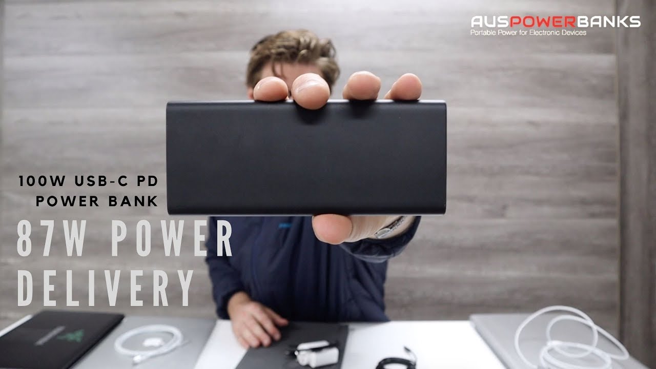 100W Power Bank with 87W USB-C Power Delivery 