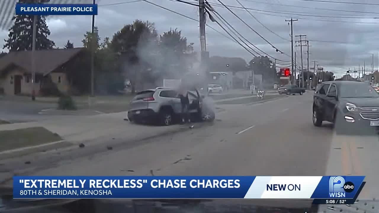 Police chase driver for 'extremely reckless driving,' ending in crash ...