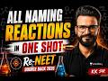 All naming Reactions (Marathon) | Re-NEET Bounce Back | KK sir