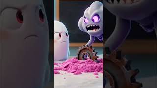 Can Bax Clean the Mess? Neon Sand Zen! 👻🏗️ #USA #america #shorts