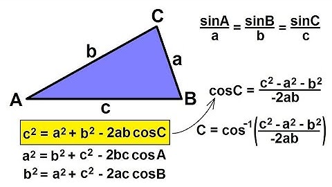 PreCalculus - Trigonometry: The Law of Cosines (9 of 15) What is the Law of Cosines?