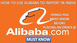 How To Buy From Alibaba. What you should take care while ordering from alibaba