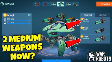 IMUGI GOT BUFFED? New IMUGI ROBOT Gameplay!!! War Robots Test Server!