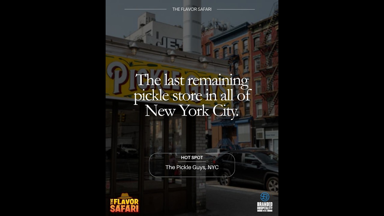 The last remaining pickle store in all of New York City.