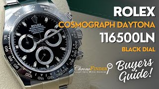 Rolex Cosmograph Daytona 116500LN Black Dial Review & Buyers Guide | Chronofinder