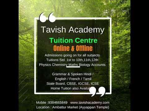 Tuition Centre near me || Tuition Center Ambattur Chennai || Best Tuition Centre in Ambattur ...
