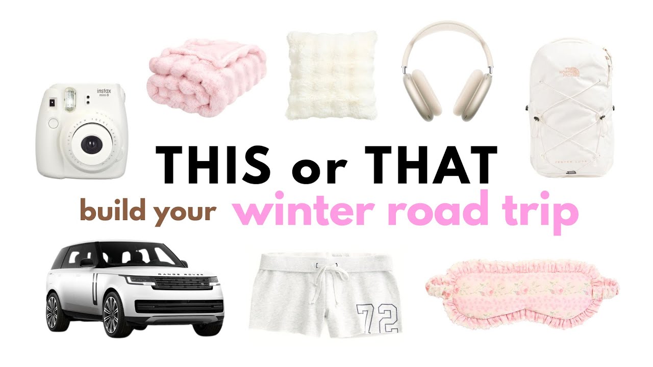 THIS or THAT build your *DREAM WINTER TRIP* ❄️☃️🏂⛸️