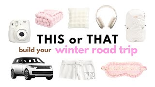 Download Lagu THIS or THAT build your *DREAM WINTER TRIP* ❄️☃️🏂⛸️ MP3