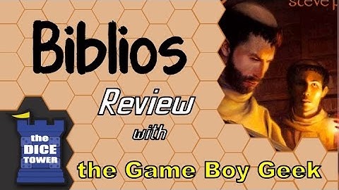 Biblios Review - with the Game Boy Geek