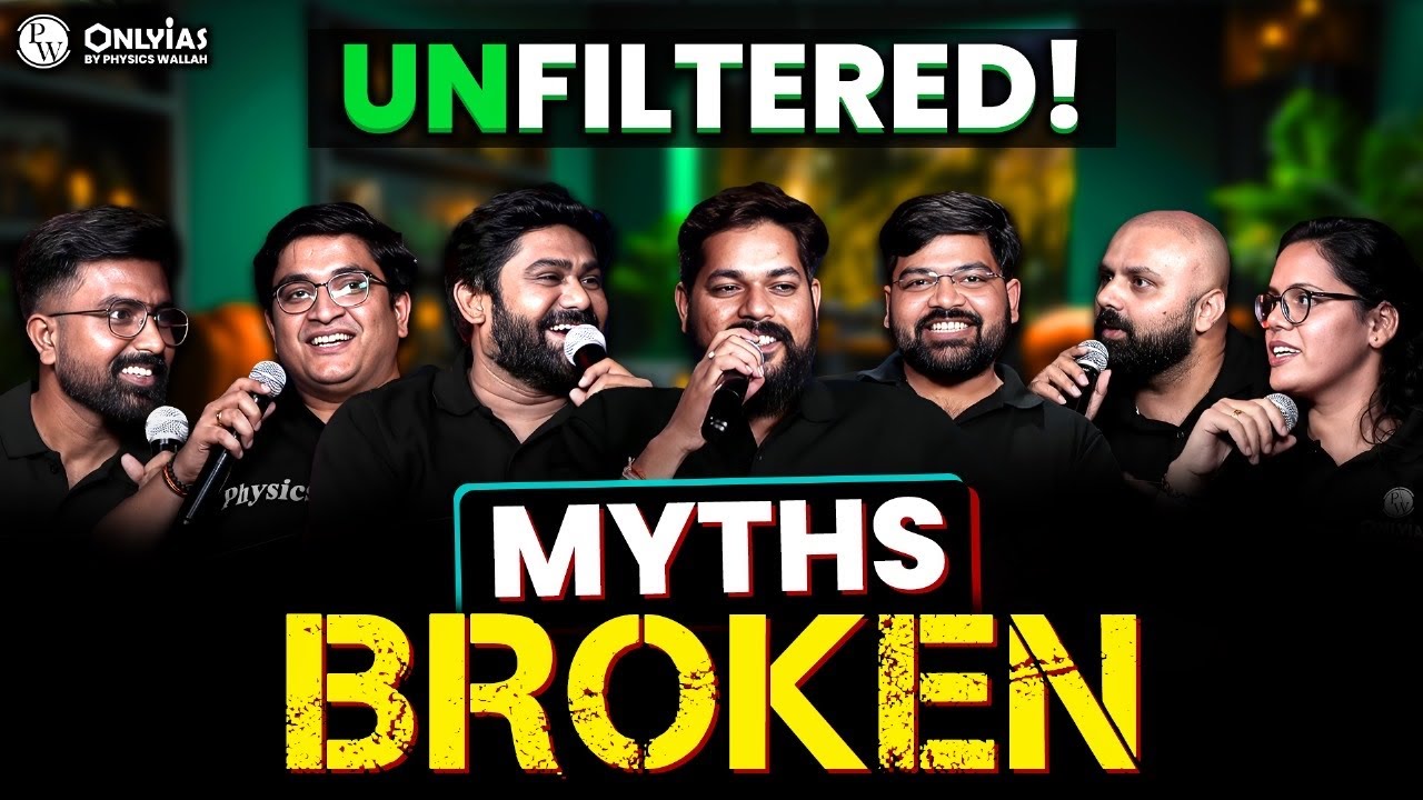 PW OnlyIAS Unfiltered With Faculties! 🤩