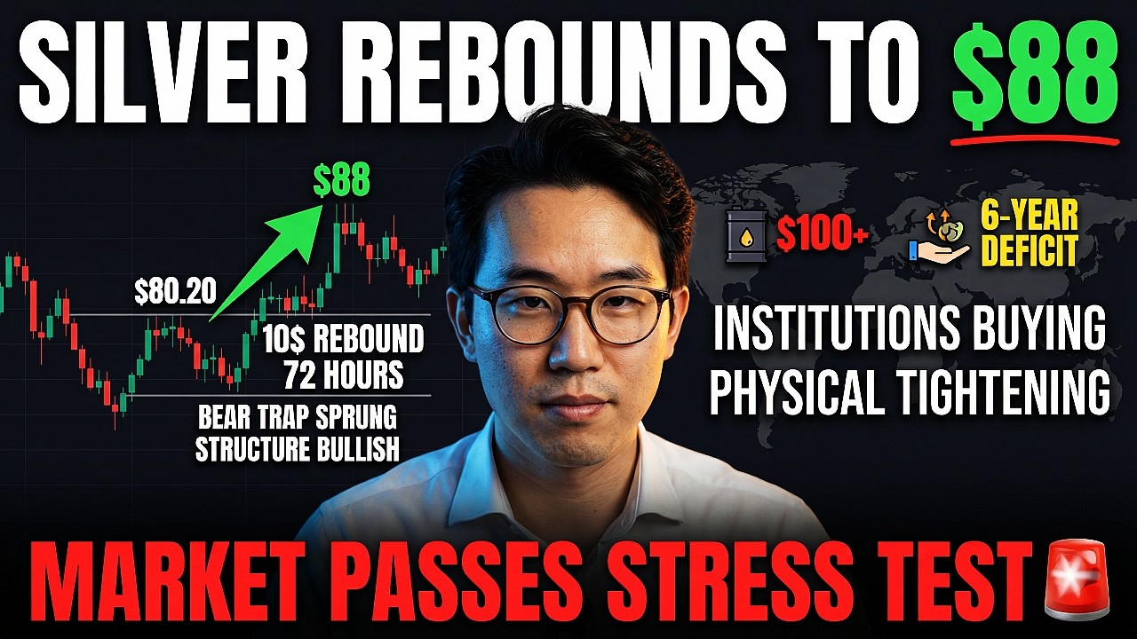 BREAKING: Silver REBOUNDS To $88 After BRUTAL $10 Swing, Market PASSES Major Stress Test!