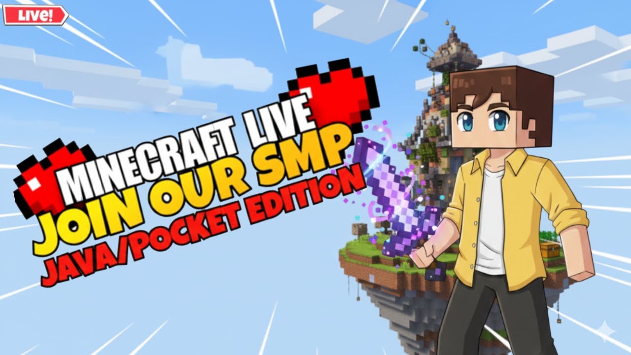 🔴MINECRAFT LIVE With SUBSCRIBERS | SMP SERVER 24/7 | JAVA & MCPE | JOIN NOW!!