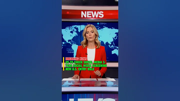 🚨 BREAKING NEWS U.S. Plans to Check 5 Years of Social Media Before Entry