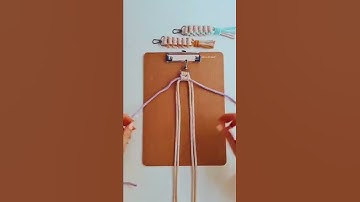 Funky macrame keychains🌈