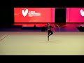 LUGOVSKIKH Elizaveta MNE 2023 Rhythmic Worlds Qualifications HO Individual