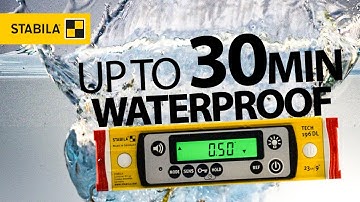 STABILA TECH 196 DL/M DL – The revolution: protection against dust and water as per IP 67