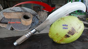 Making A Bill Hook / Homemade Bill Hook