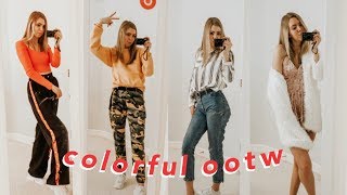 wearing different colors for a week!