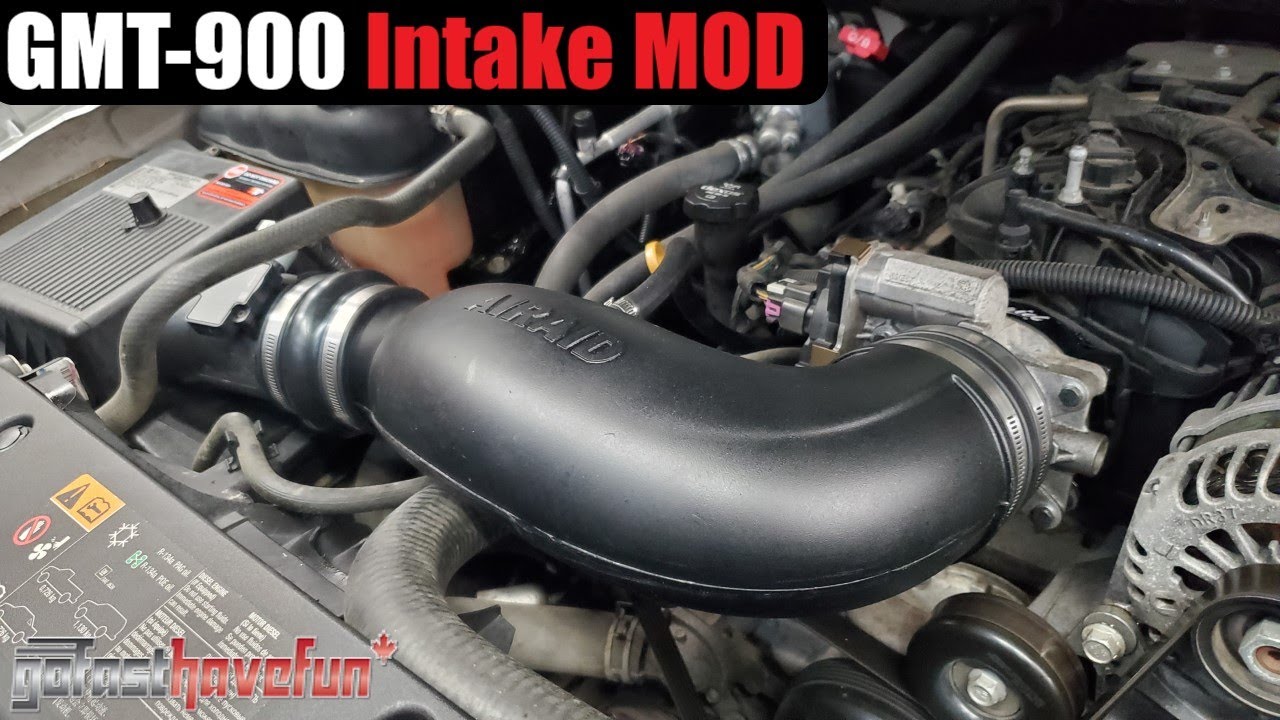 Модульная воздухозаборная труба Chevy Silverado и GMC Sierra AirAid 200-996 (2007–2013) и K&N | A...