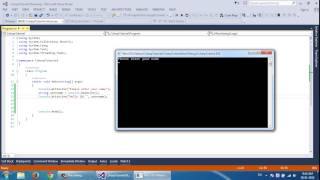 Reading and writing to console - C# Tutorial