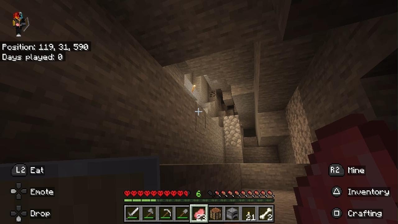 Going caving for iron in Hardcore Minecraft E:2 - YouTube