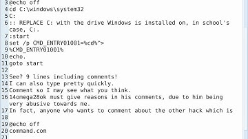 Command.bat that actually works - How to use command.com when it
