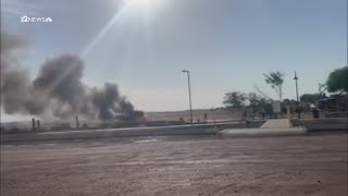 Viewer video shows small plane on fire at Chandler Municipal Airport after crash