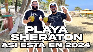 PLAYA SHERATON (PLAYA LOS COCOS) EN 2024 - LA GUAIRA - VENEZUELA