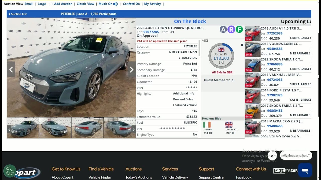 Live Copart Live Copart UK Car Auction | Real Bidding & Final Prices - YouTube