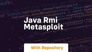 java rmi metasploit