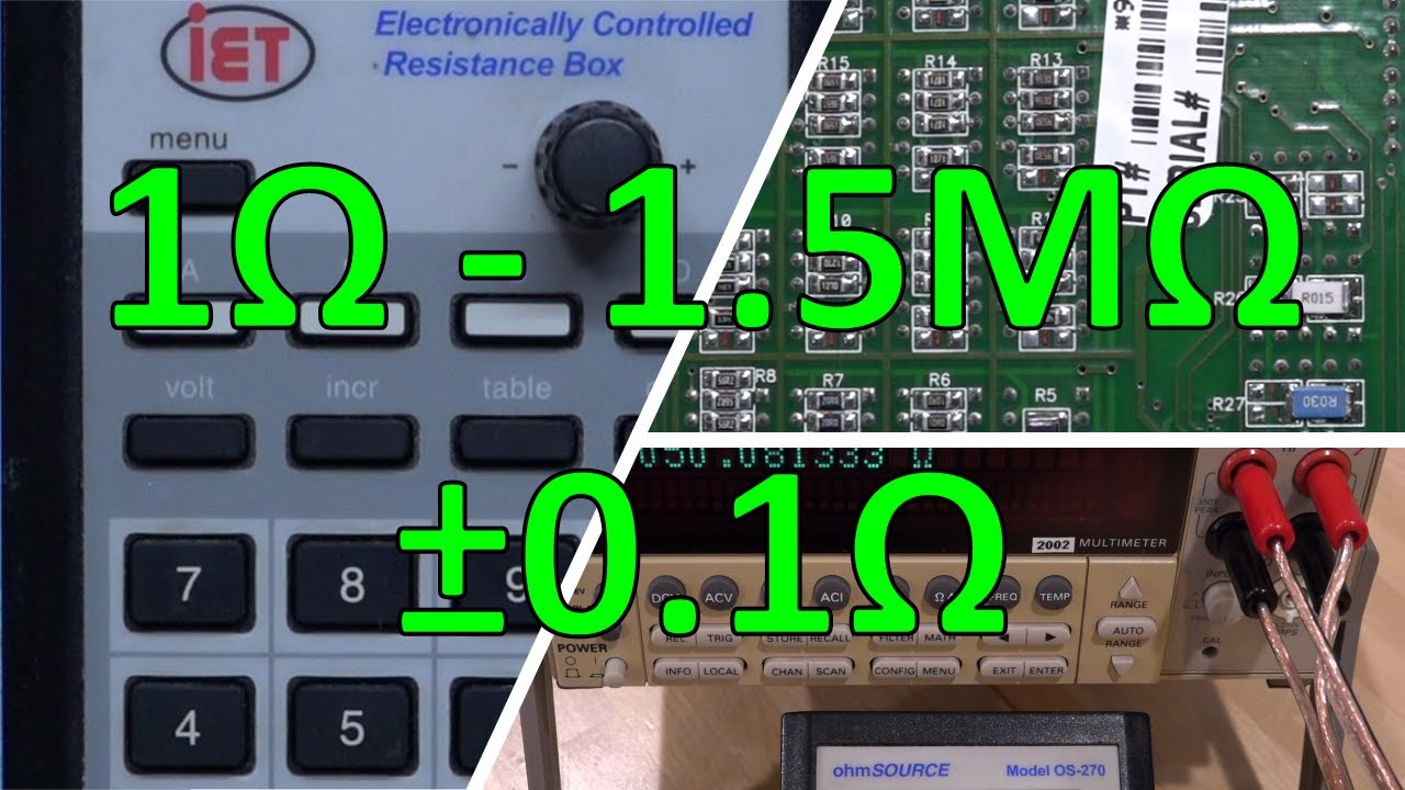 TNP #53 - Ω-Source Electronically Controlled Resistance Decade Box Repair, Teardown & Experiments
