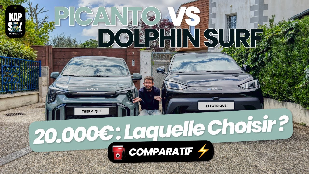 Kia Picanto VS BYD Dolphin Surf : Laquelle choisir  pour 20 000 € ?