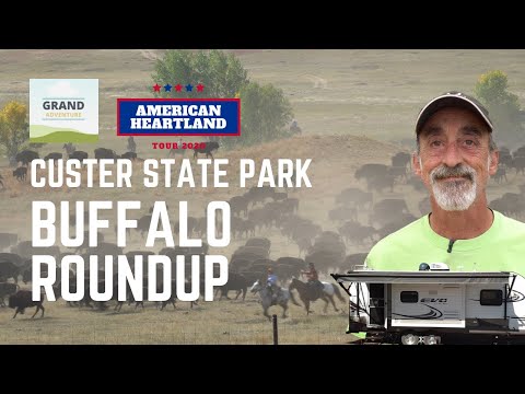 Ep. 175: Custer State Park | Buffalo Roundup | South Dakota RV travel camping hiking kayaking