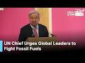 UN Chief Antonio Guterres Warns World Is Near Dangerous Climate Tipping Points | AC1G