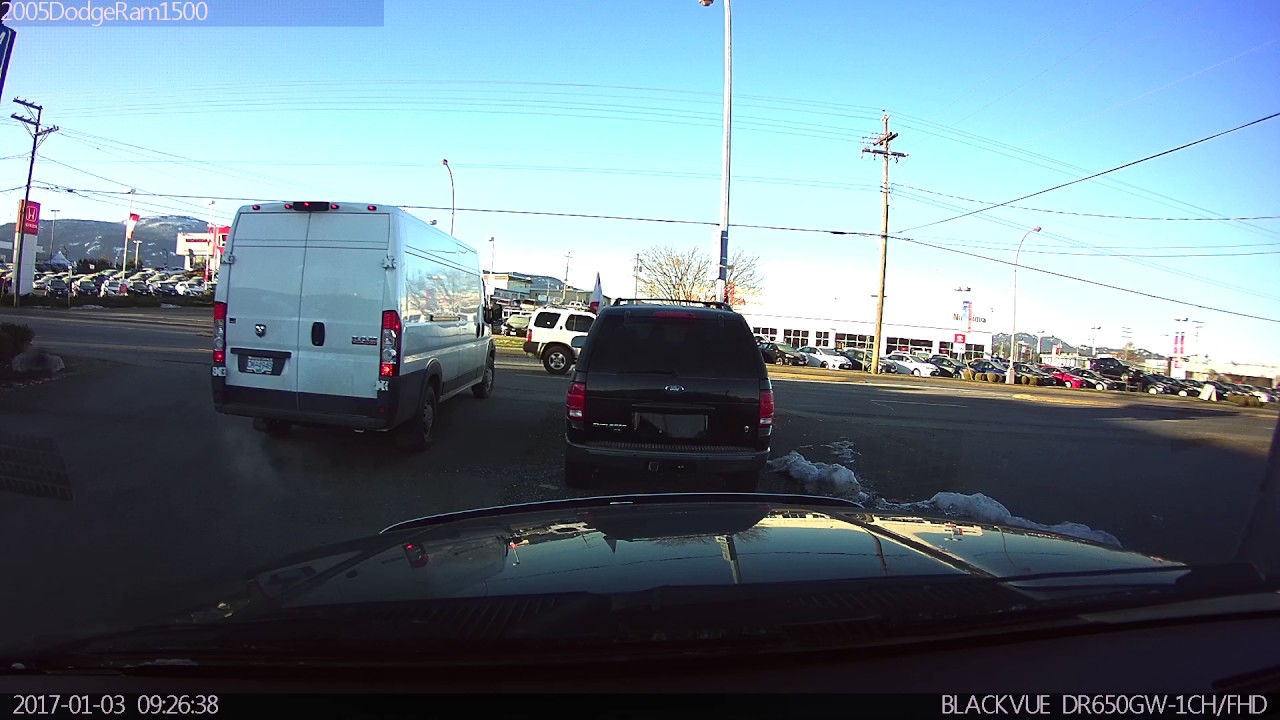 Dash cam- Hit and run my truck - YouTube