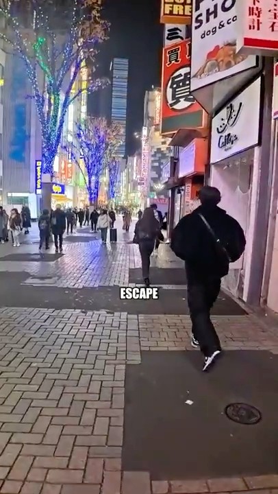 Creepy Japanese Guys CHASING girls??