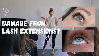 Do Lash Extensions Damage Your Natural Lashes? | Advice from a Lash Trainer