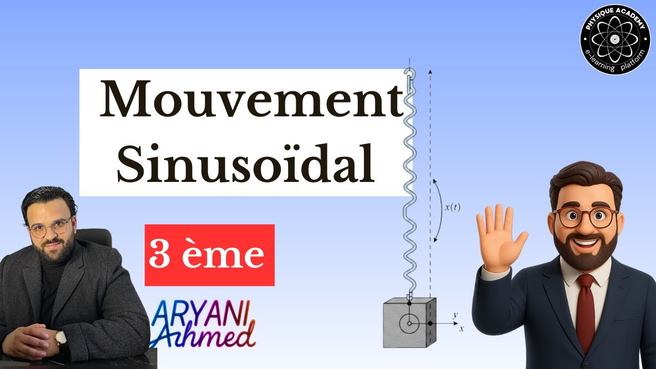 🔴Rec | Cours Physique : Mouvement rectiligne sinusoïdal  : 3ème